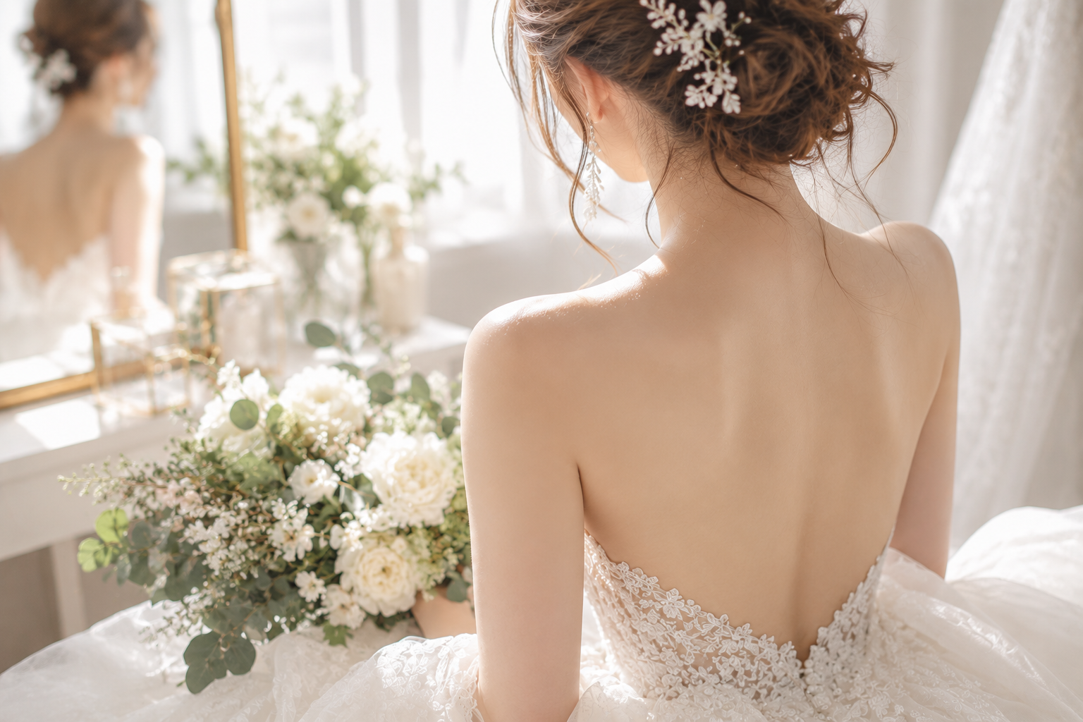 結婚式の7〜8ヶ月前から始める、背中ハーブピーリング